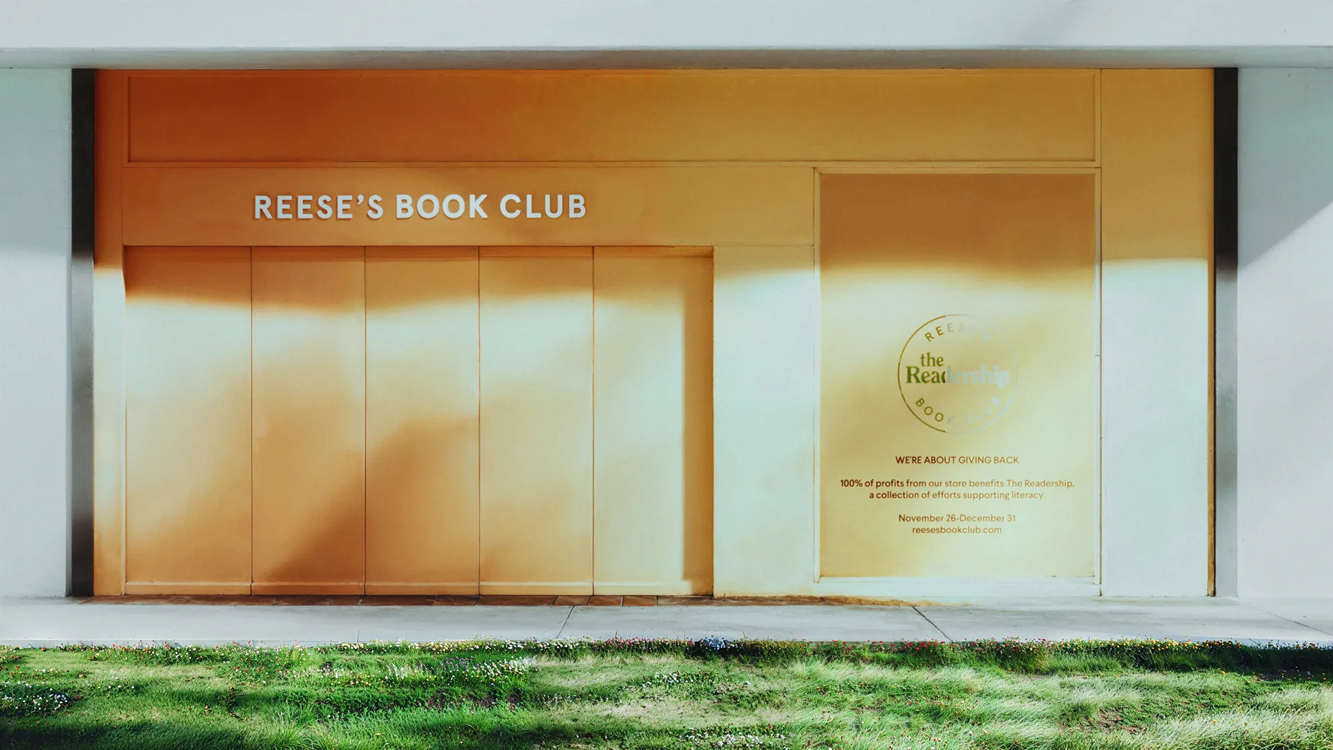 Reese's Book Club popup store retail visualization